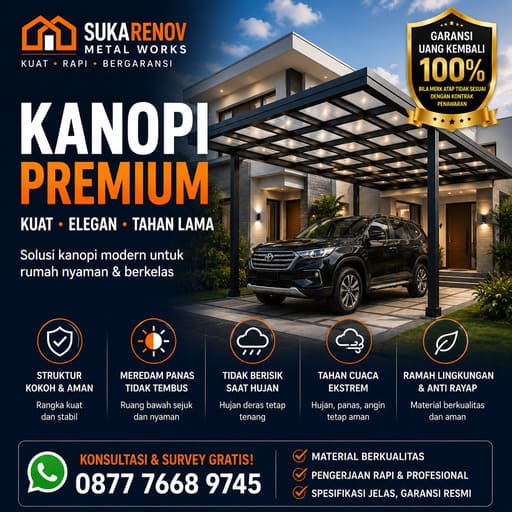 Atap UPVC Double Layer